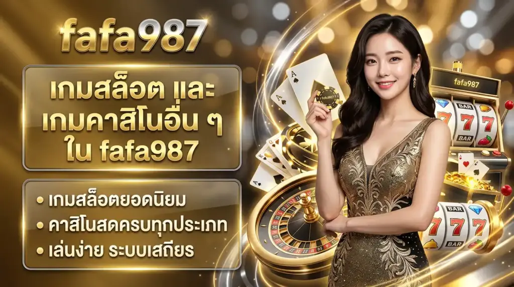 เกมสล็อต และ เกมคาสิโนอื่น ๆ ใน