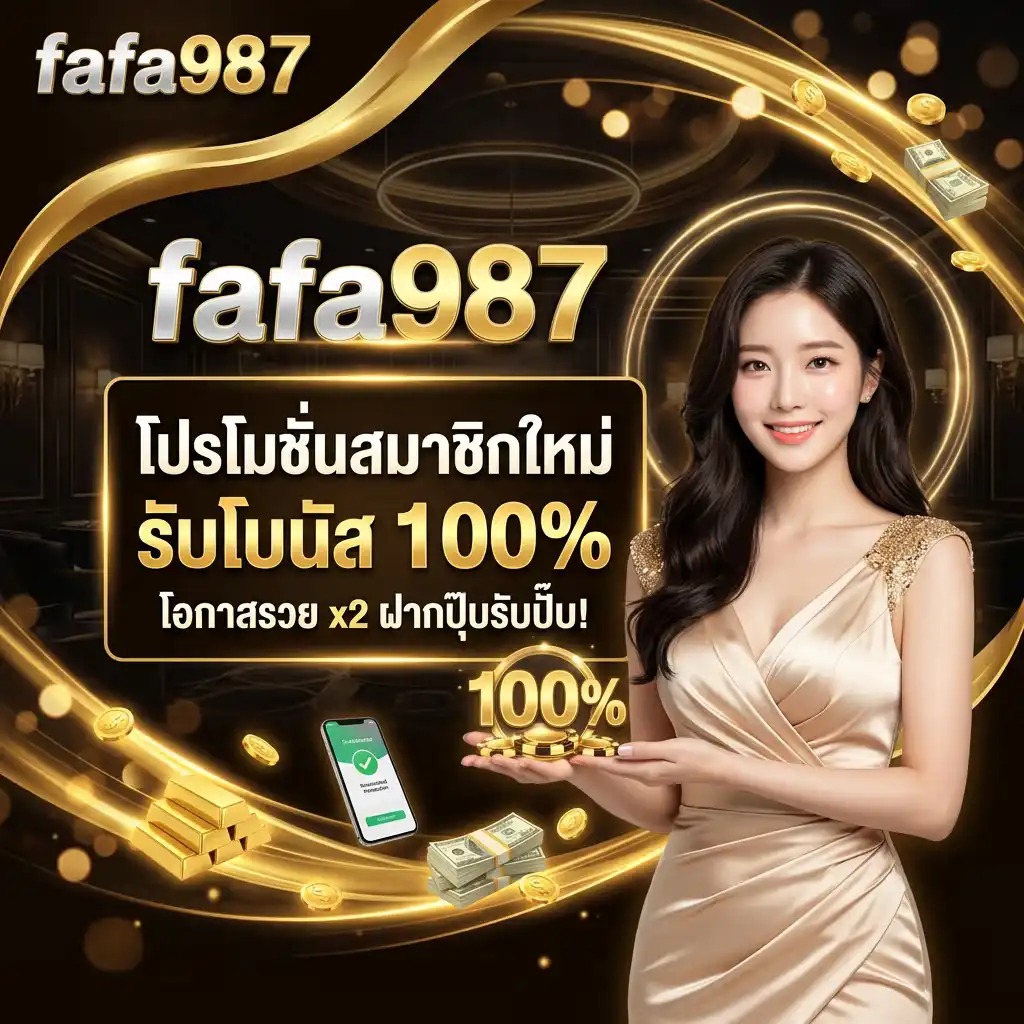 โปรโมชั่น สมาชิกใหม่ รับโบนัส 100% โอกาสรวย x2
